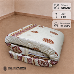 Матрас поролоновый 100х200 борт 8 см