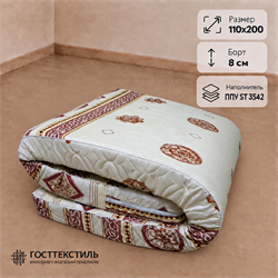 Матрас поролоновый 110х200 борт 8 см