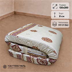 Матрас поролоновый 130х200 борт 8 см